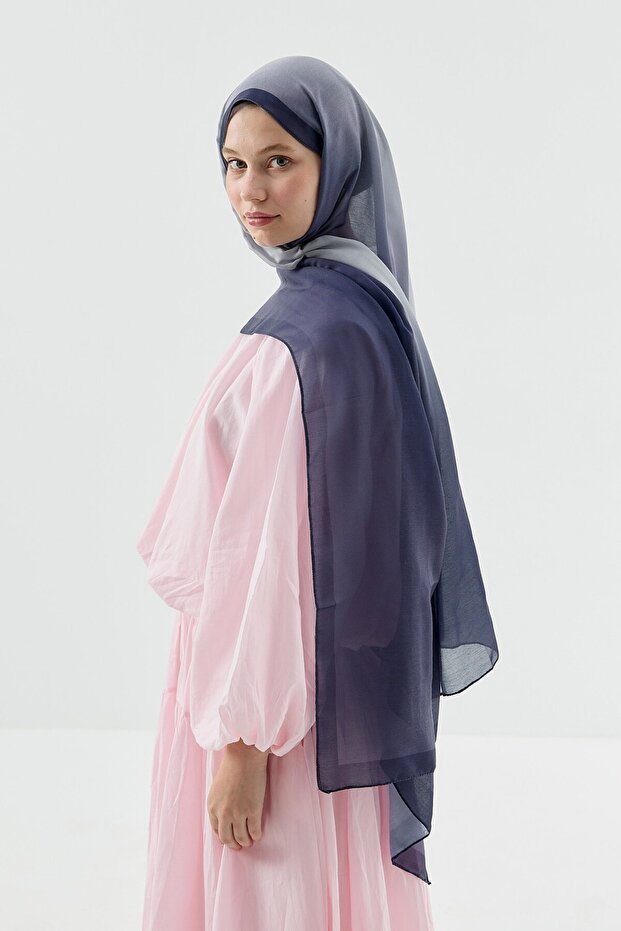 Ombre Desen Pamuk Şal - 3