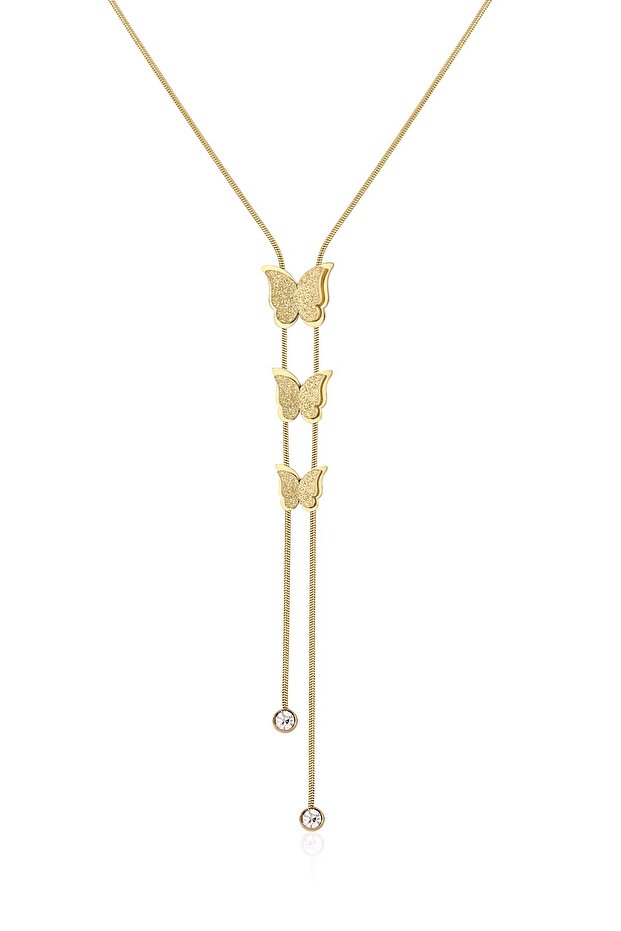 Kadın Çelik Kolye DKJ.3.20006-2 - 1