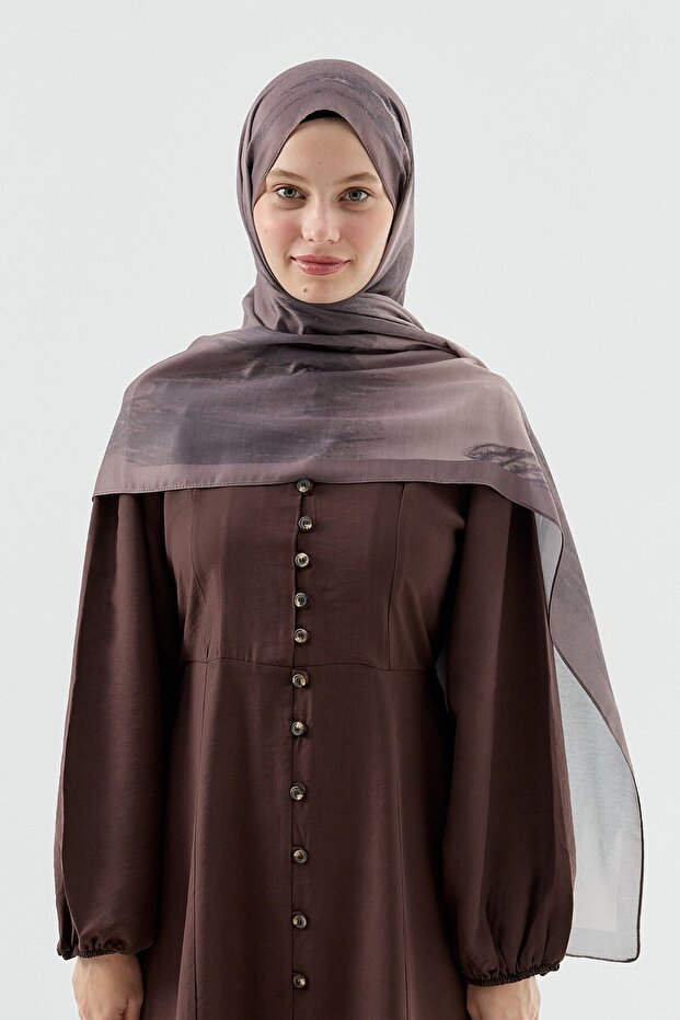 Melt Desen Pamuk Şal - 1