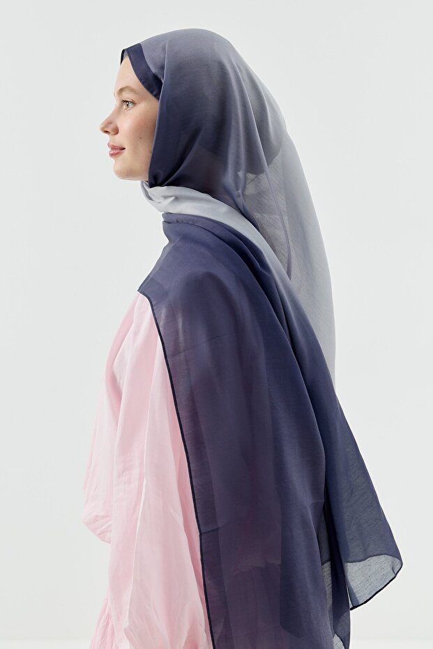Ombre Desen Pamuk Şal - 2