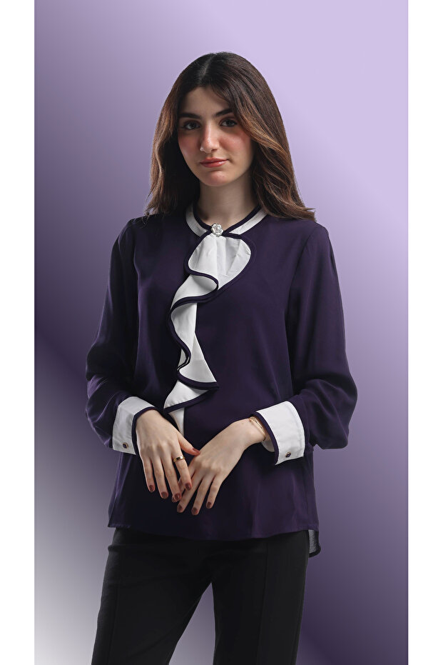 Ruffles Classic Blouse - 1