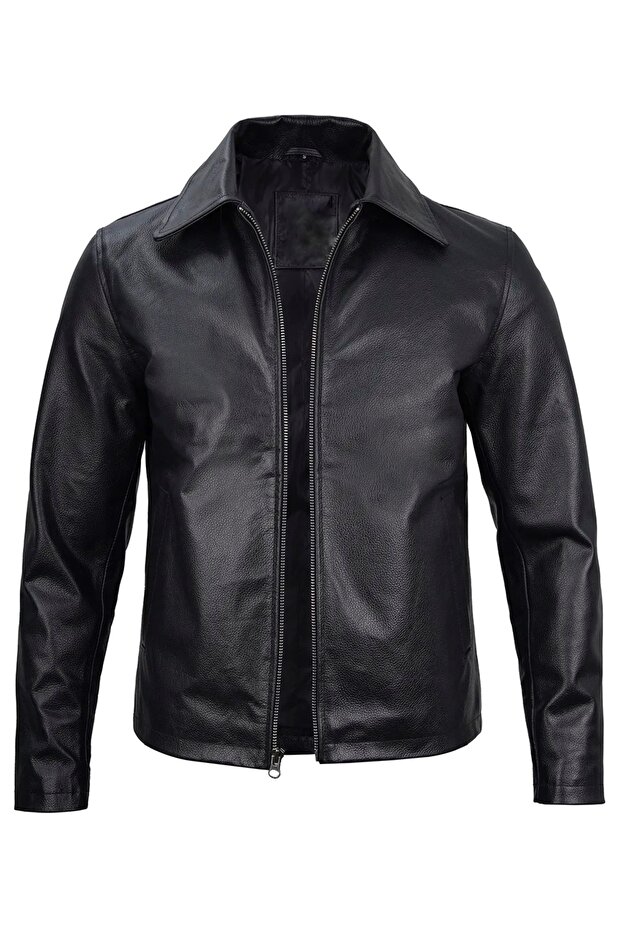 MEN'S GENUINE LEATHER COAT