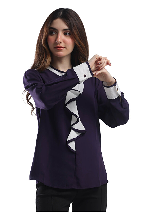Ruffles Classic Blouse - 6