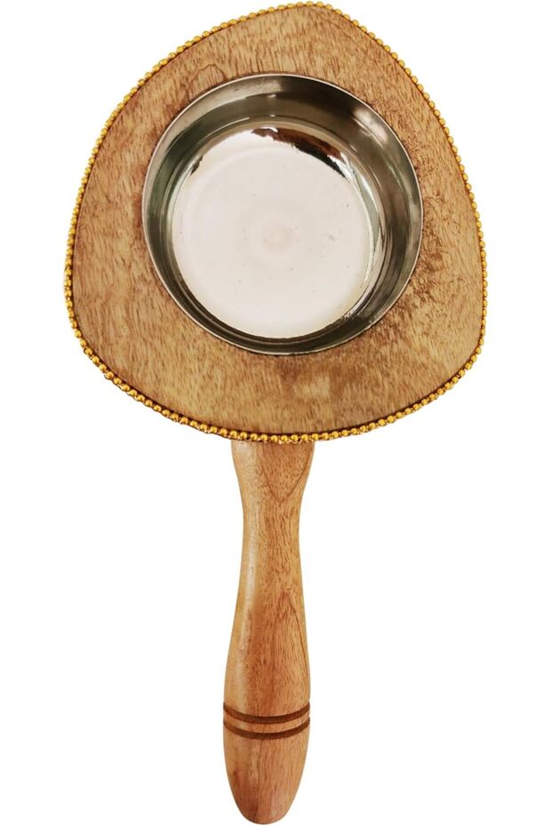 Creative Incense Burner with Wooden Handle