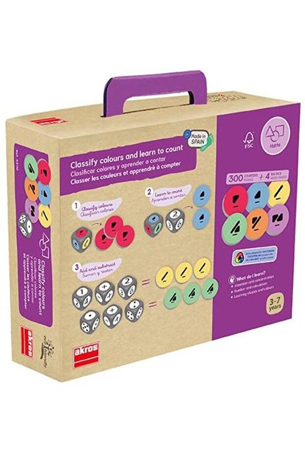 Educational game Color classification. Learn to count - 1