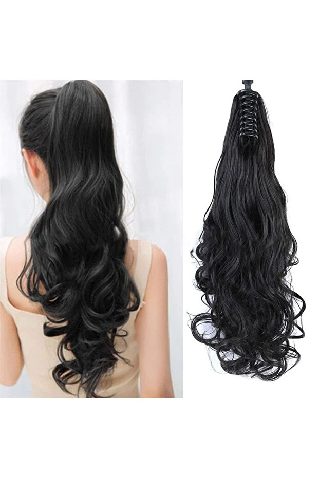 شعر مستعار على شكل ذيل حصان بمشبك مخلب - 2