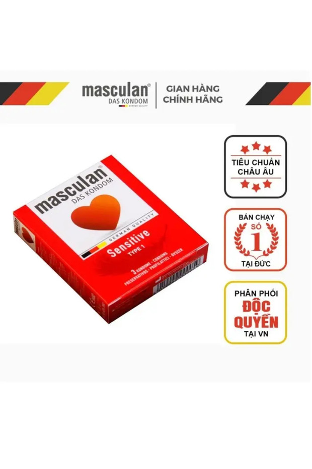 Masculan Sensitive Condoms - 3 Pack - 2