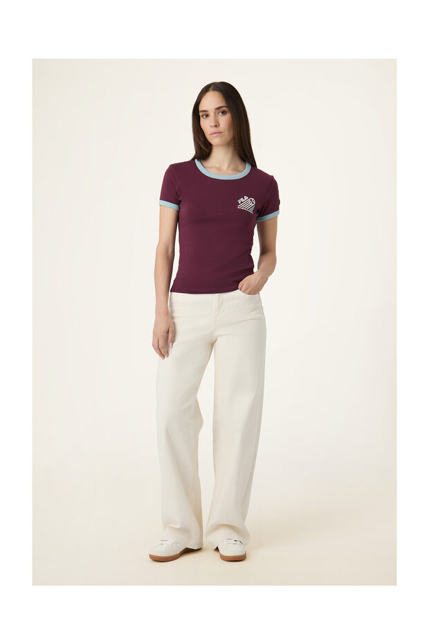 Tričko BELLANO slim ringer - 4