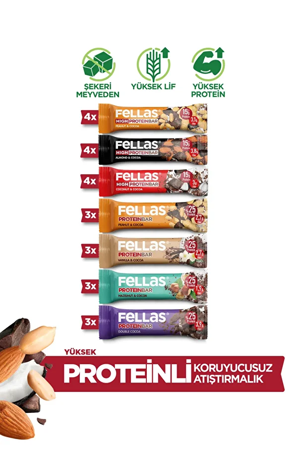 24 Adet Protein Bar Süper Karma Kutu - 1