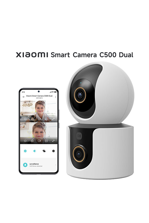 Smart Camera C500 Dual EU - Akıllı Güvenlik Kamerası (Xiaomi Türkiye Garantili) - 8