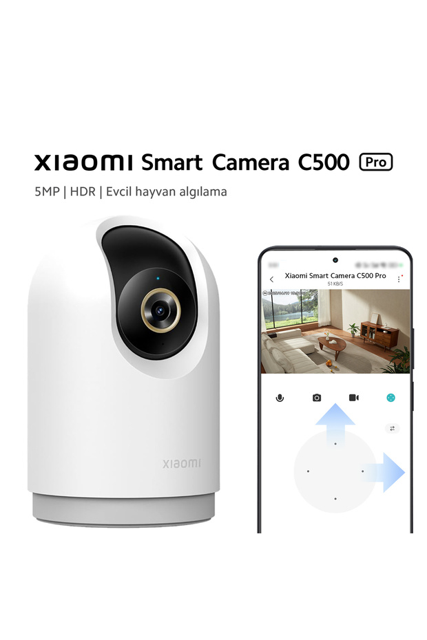Smart Camera C500 Pro - Akıllı Kamera (Xiaomi Türkiye Garantili) - 6