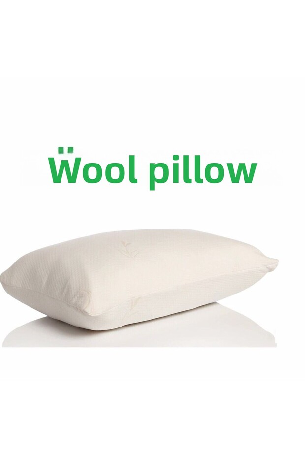 Wool Pillow - Wool Filled Visco Pillow