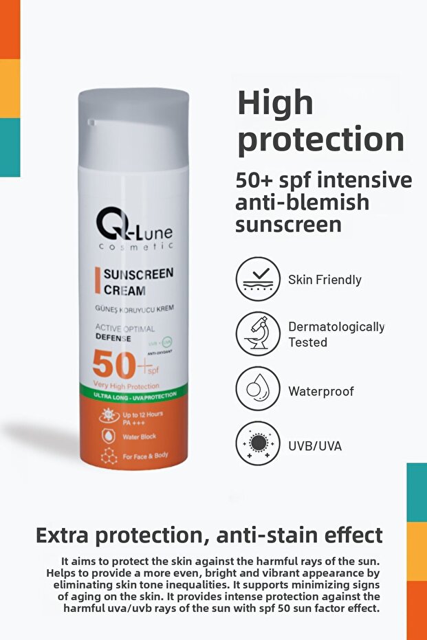 Anti-Spot 50 SPF Sunscreen 50ml PA Ultra Protection (SUNSCREEN CREAM)