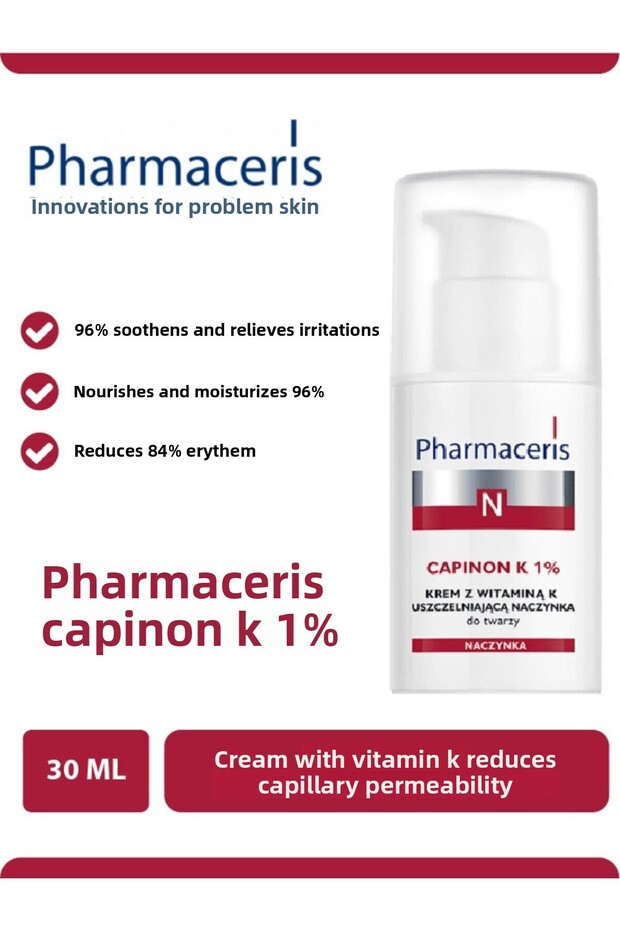 Nourishing and Moisturizing, Repairing Face Cream with Vitamin K Content - 30 ml