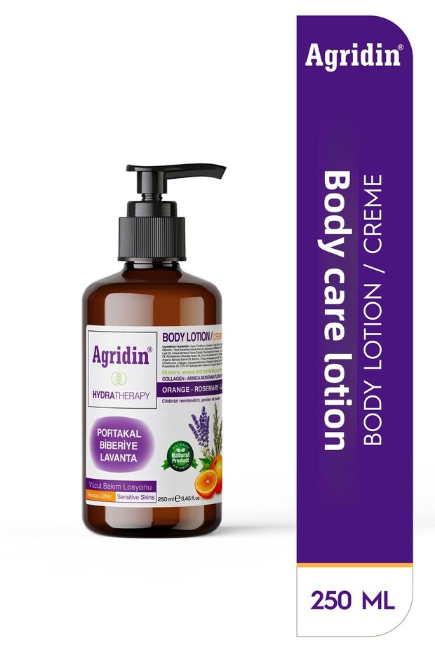 Anti-Cellulite Lavender Body Lotion with Rosemary Orange Collagen (Collagen) 250 ml