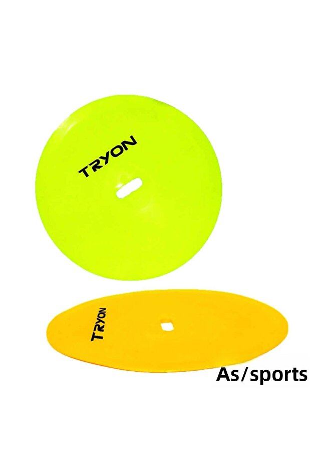 طبق تدريب مطاطي مسطح 10 قطع - 2