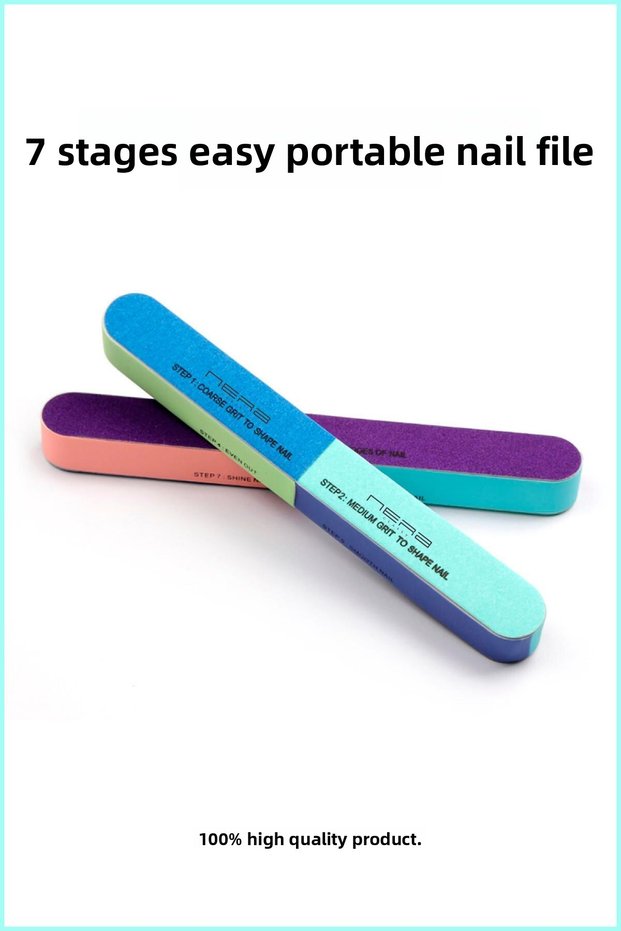 Nail Polisher Nail File 7-Way Paper File Manicure Pedicure File Polisher