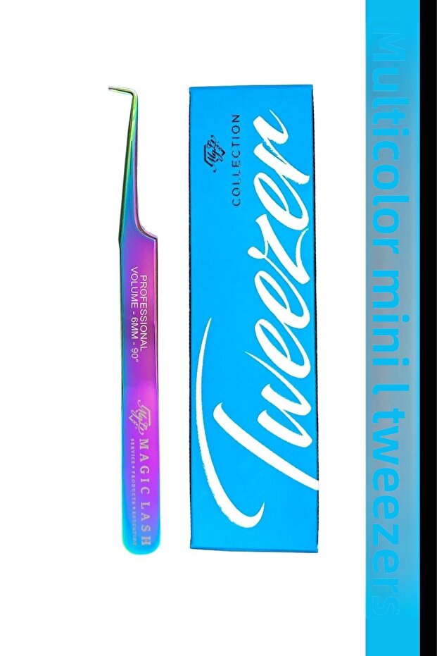 ملقط حجم الرموش الحريرية متعدد الألوان - 5