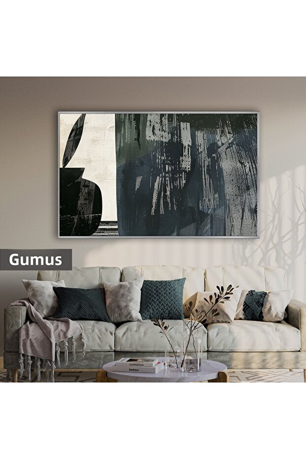 Amazing | Botanical Abstract Bohem Model | Framed Tempered Glass Table Single Horizontal