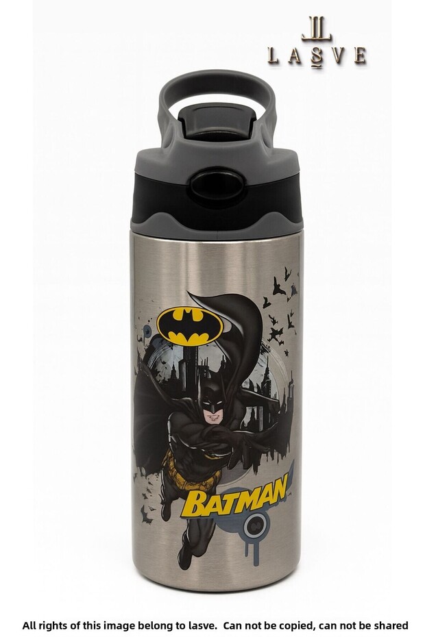 New Season Licensed 500ml Steel Bottle with Straw in Special Box