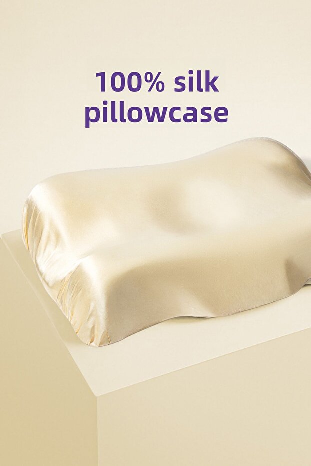 Silk Pillowcase for Beauty Pillow - Champagne