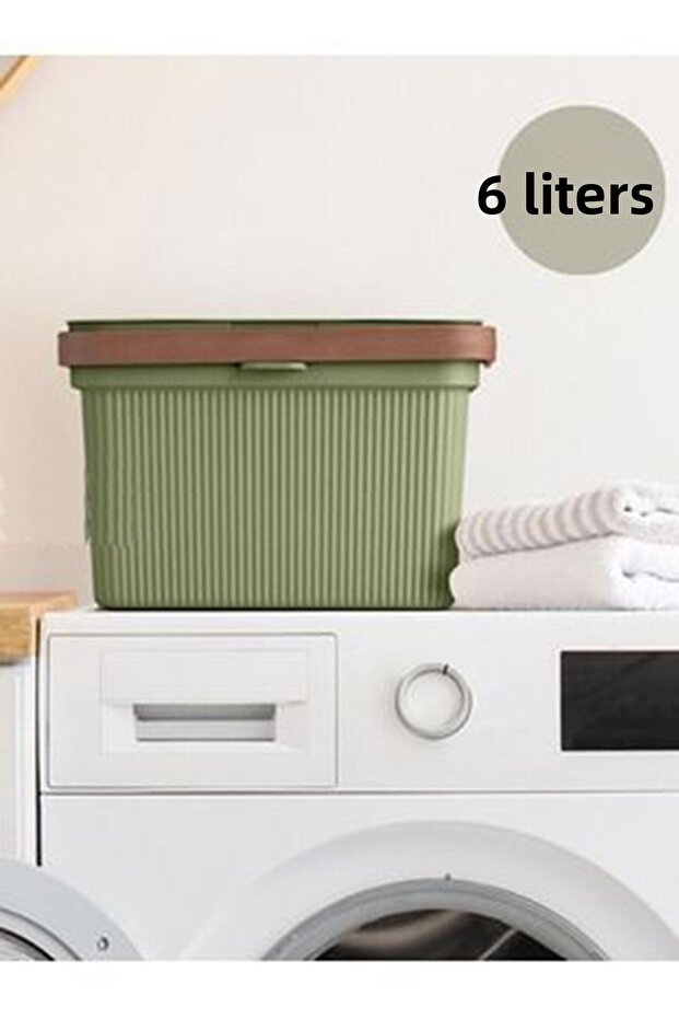 Detergent Storage Box Set of 3 – Measuring Spoon Gift, Suitable for Use on Top of Washing Machine - 4