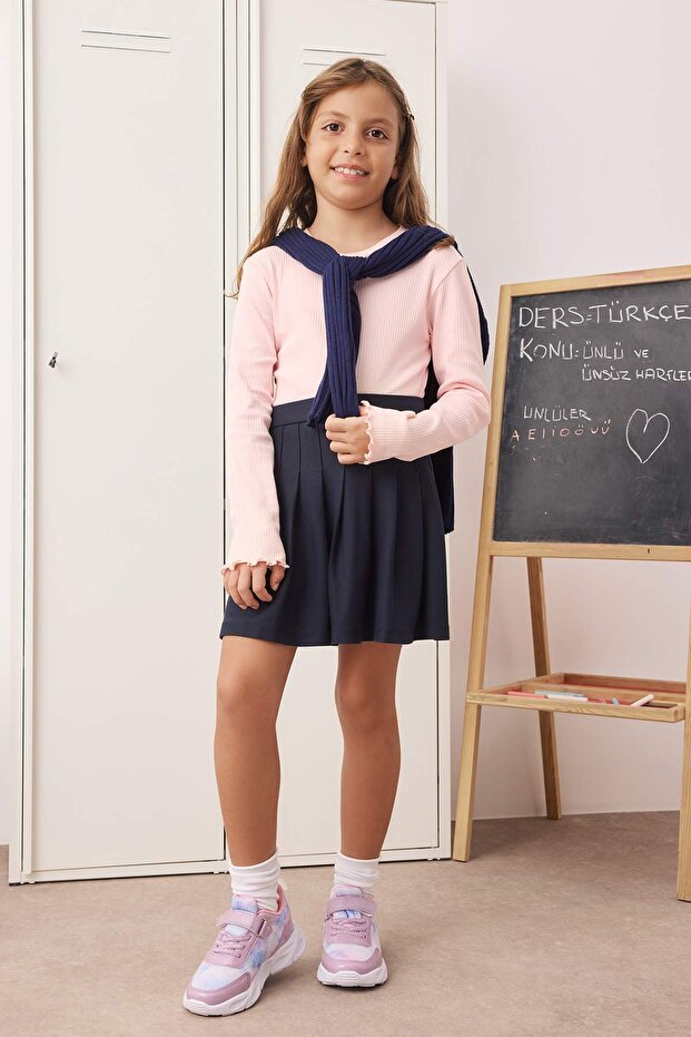 Lila Işıklı Taban Küçük Kız Çocuk Kids Spor Ayakkabı
TAKAW26SN00002 - 2