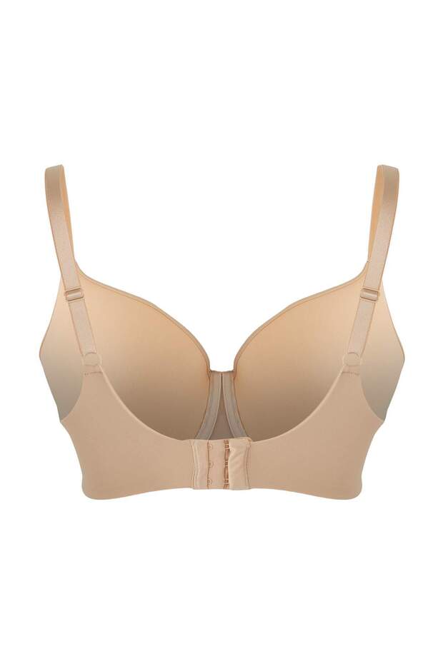 Ten Sabit Kaplı Dolgusuz Balenli T-Shirt Bra Büyük Beden Sütyen TBBAW26CW00003 - 5