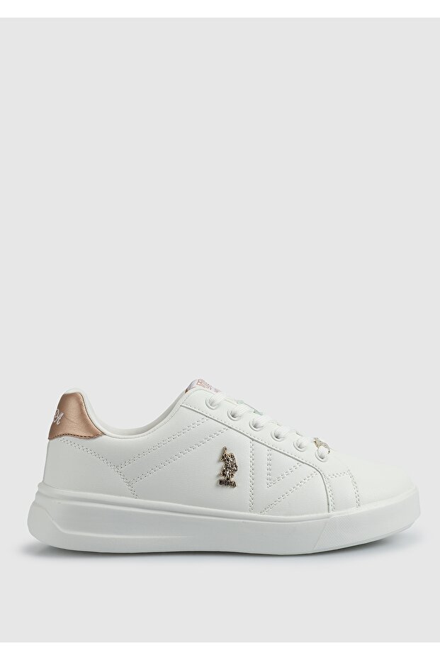 EXXY 4PR Women's White Sneakers