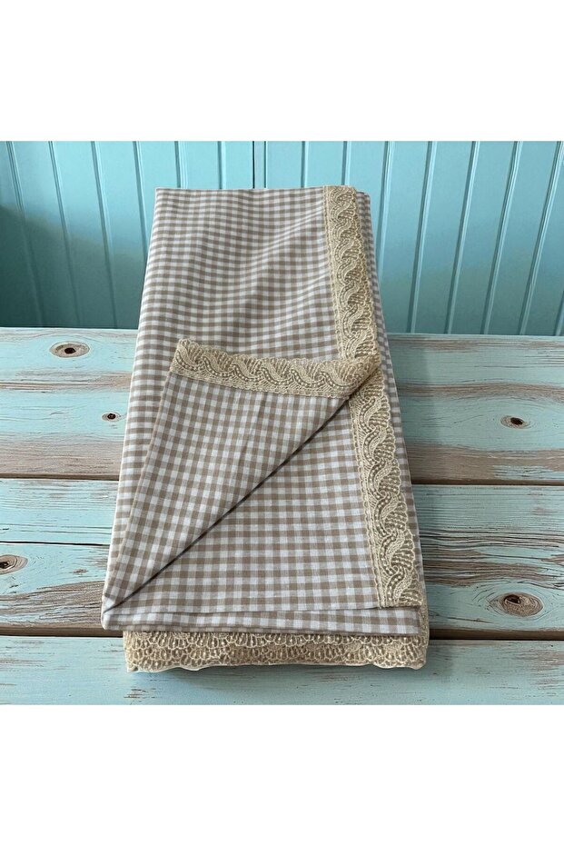 Pitikare Scalloped 170x170 Table Cloth Tablecloth Picnic Cloth - 5