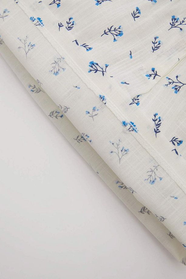 Kız Bebek 2li Takım Çiçekli Poplin Kolsuz Bluz Şort C9527A524SM - 4