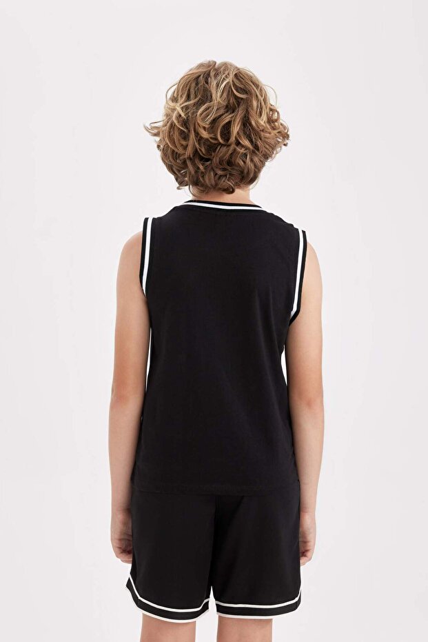 Erkek Çocuk Bisiklet Yaka Baskılı Atlet C8592A8NS - 6