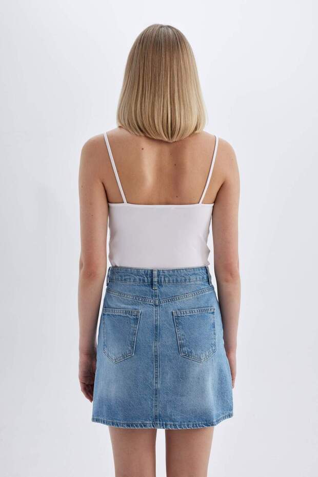 Regular Fit Jean Mini Etek B9864AX24SM - 8