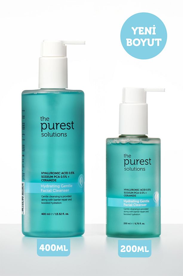 Kuru ve Karma Ciltler İçin Nemlendirici Ve Bariyer Onarıcı Hyalüronik Asit Yüz Temizleme Jeli 400 ml - 6