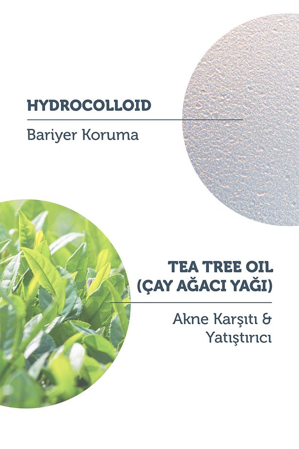 Hidrokolloid Akne ve Sivilce Karşıtı & Yatıştırıcı Bant 36'lı Patch - 4