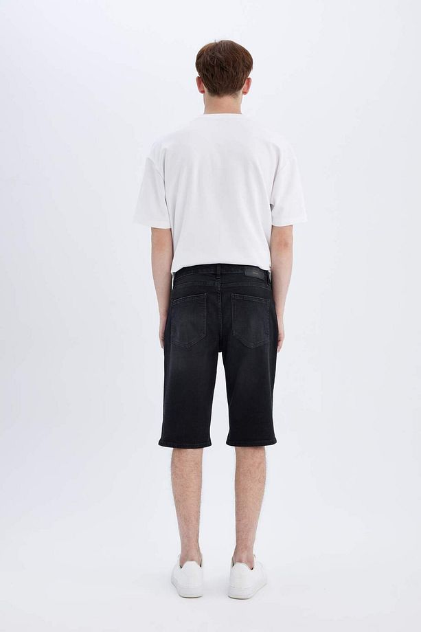 Regular Fit Jean Bermuda Şort C2694AX24SM - 8