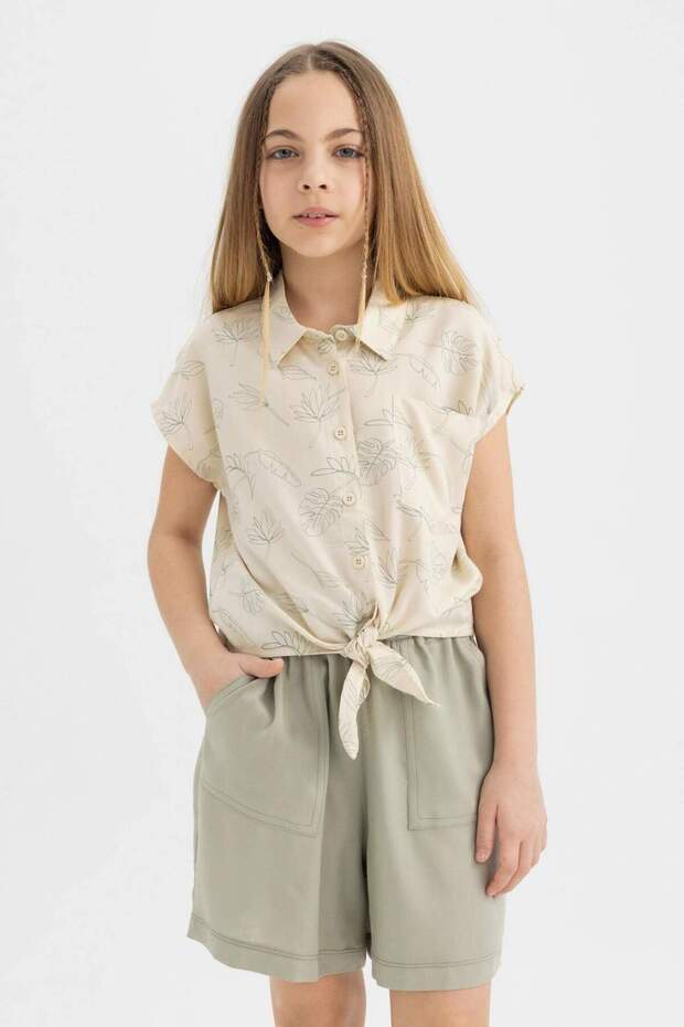 Kız Çocuk Viskon Şort B5050A824HS - 4