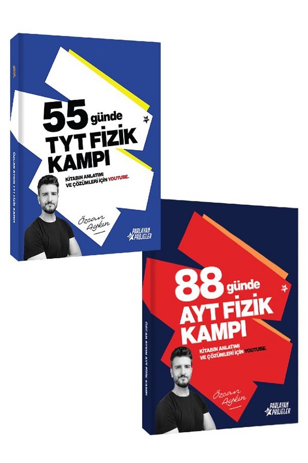 Özcan Aykın 2026 YKS 55 Günde TYT Fizik Ve 88 Günde AYT Fizik Kampı İkili Set - 1
