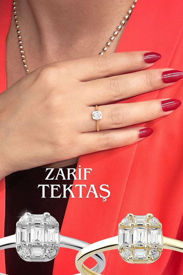 Baget Tektaş Altın Yüzük - 1