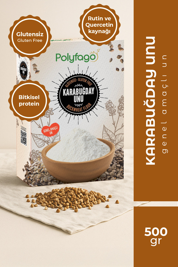 Glutensiz Karabuğday Unu 500 gr - 1