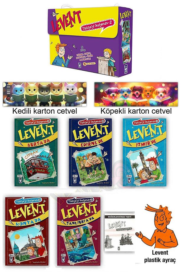 Levent Türkiye'yi Geziyorum 2 (5 Kitap - 9+ Yaş) - 1