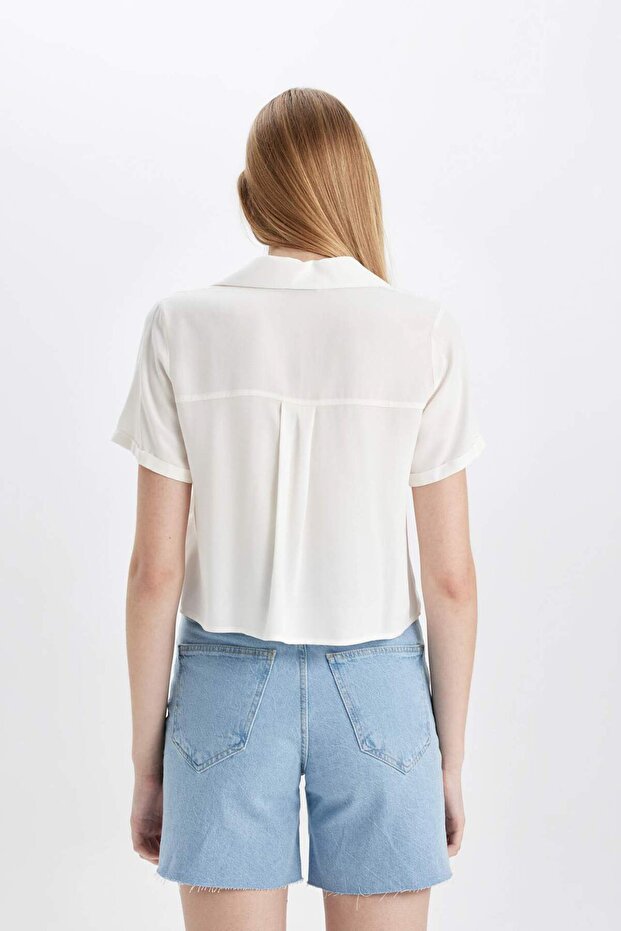 Regular Fit Kısa Kollu Gömlek D0362AX24SM - 6