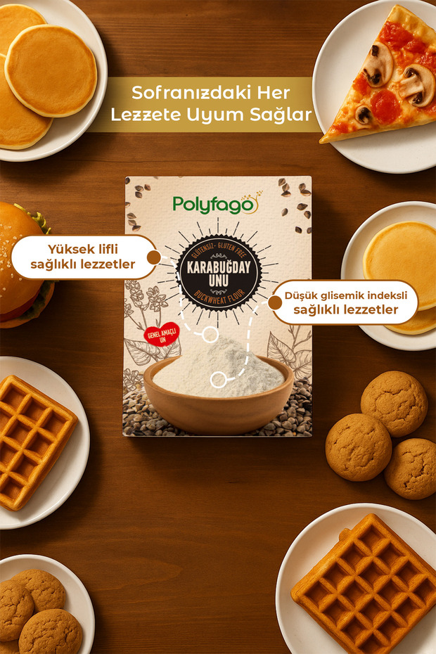Glutensiz Karabuğday Unu 500 gr - 2