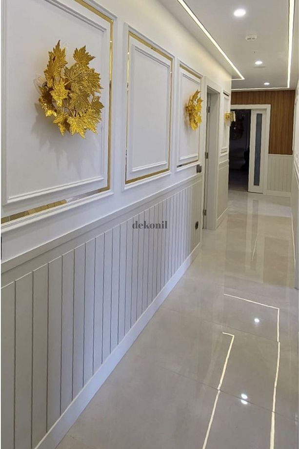 İskandinav Boyanabilir Mdf Duvar Paneli 5 Adet - 1
