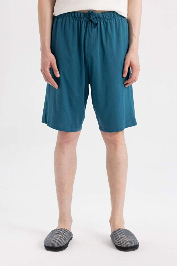 Regular Fit Cepli Şort Pijama Altı Z6848AZ24SM - 4
