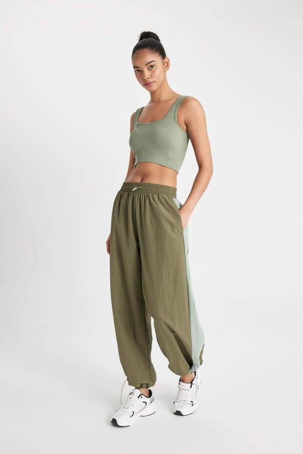 Fit Wide Leg Dokuma Eşofman Altı B4234ax24sp - 3