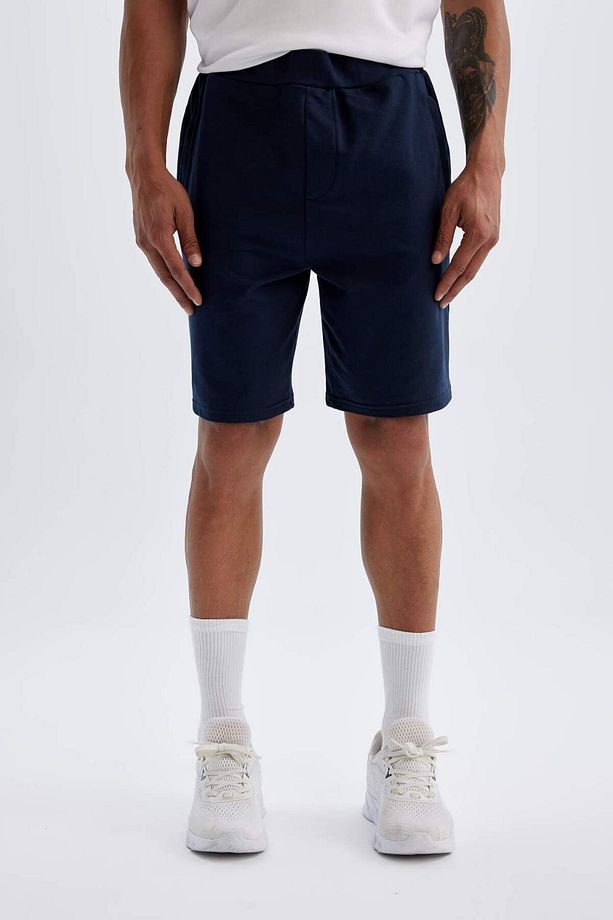 DeFactoFit Standart Fit Sporcu Basic Düz Kısa Paça Şort C0427AX24SM - 4