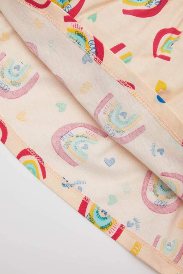 Kız Bebek Desenli Kolsuz Elbise C0074A524SM - 3