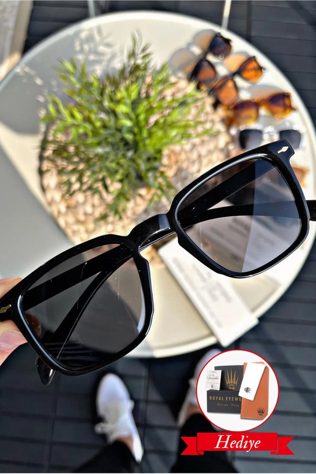 Sunglasses for Women & Men Uv400 Glass Ce Certified Black Lorraınew