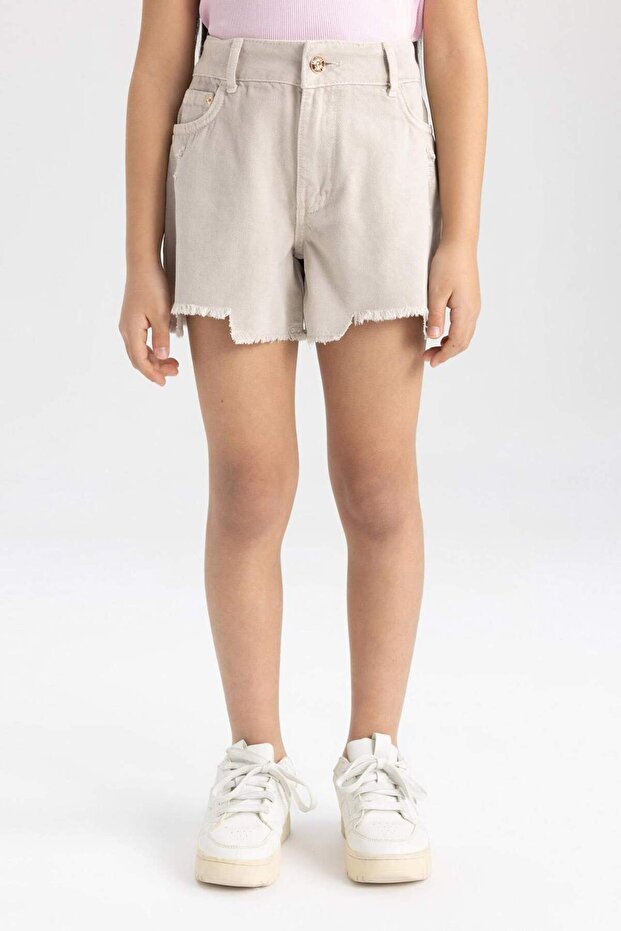 Kız Çocuk Jean Şort B5048A824SM - 1